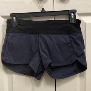 Lululemon shorts purple/grey color
